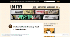Desktop Screenshot of lol-teez.com